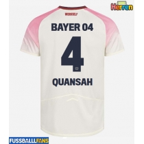 Bayer Leverkusen Jarell Quansah #4 Auswärtstrikot 2025-26 Kurzarm